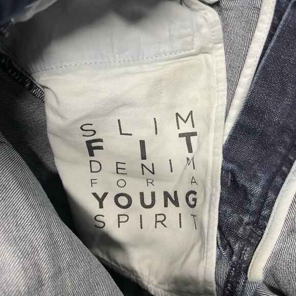 Boggi Milano Jeans Men's 32 Blue Slim Fit Distressed Denim - Picture 7 of 8